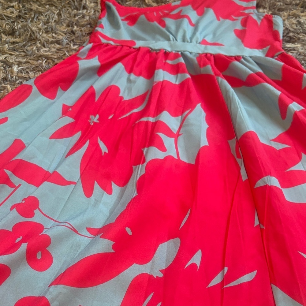 NWOT ! Vibrant Floral One-Shoulder Maxi Dress - Pink and Blue, Size S - Picture 3 of 5